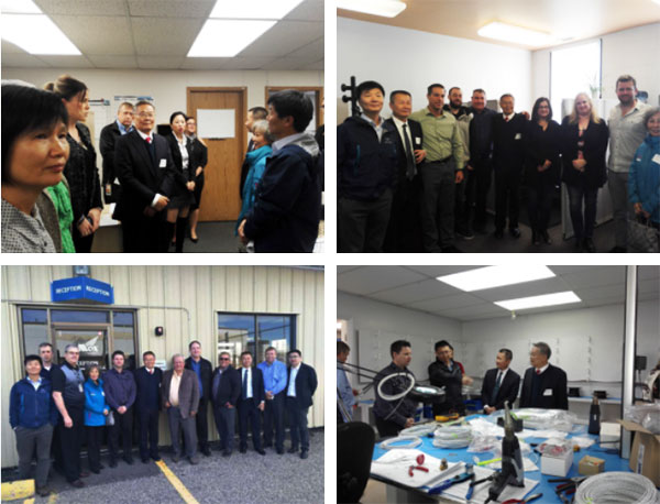 融合之旅：9001cc金沙以诚为本智能董事长何清华视察Avmax Group Inc.