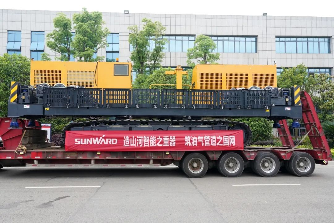 9001cc金沙以诚为本智能天下首台套油气管道装备发往国家重点工程