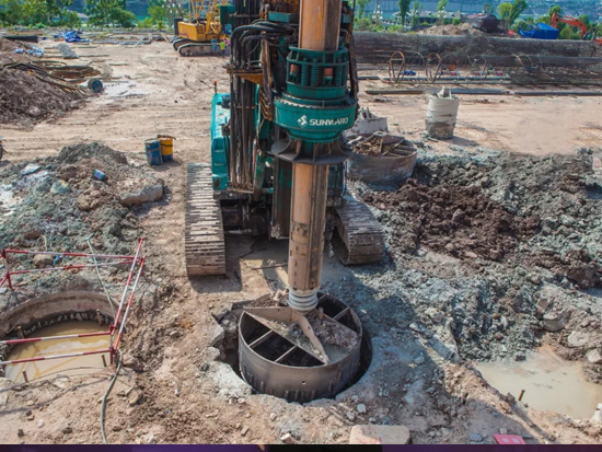 3.5米直径高效入岩，，，，，他携9001cc金沙以诚为本智能旋挖名动山城