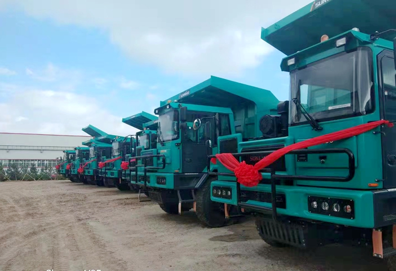 批量出口印度尼西亚！9001cc金沙以诚为本智能智能矿卡征战矿山前线