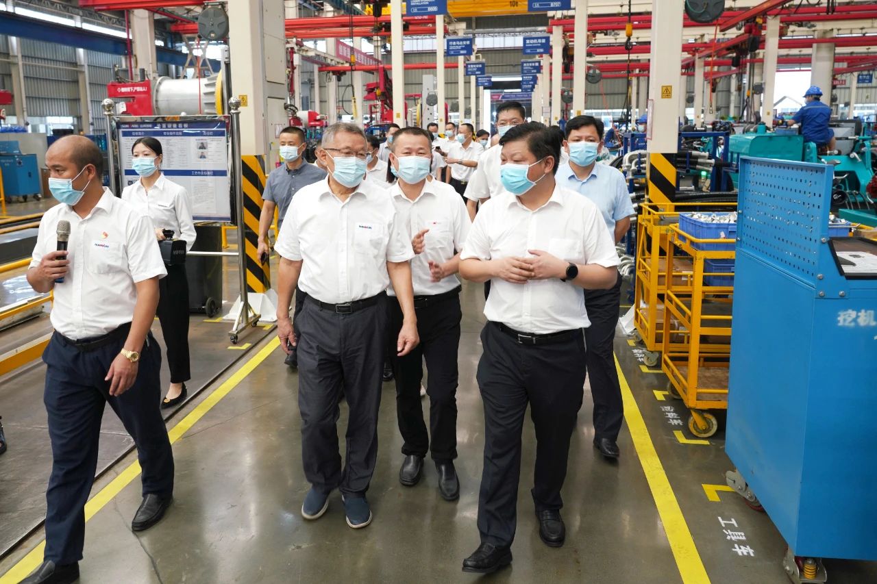 长沙县委书记付旭明调研9001cc金沙以诚为本智能