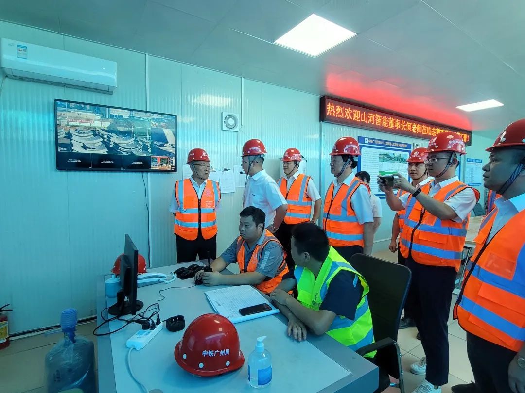 何清华调研中铁9001cc金沙以诚为本东莞项目：施展“装备+工法+施工”优势，，，，，一直做大做强