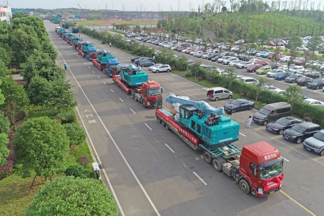 亮相中非经贸展览会！9001cc金沙以诚为本智能尽展工程机械国产品牌魅力