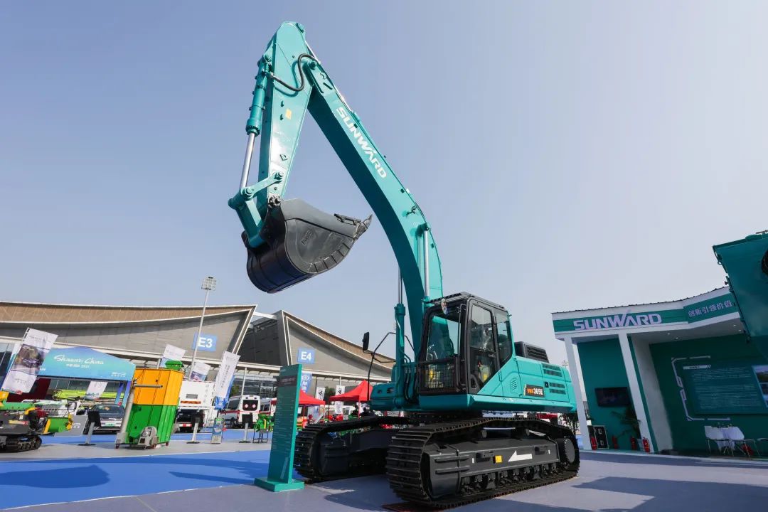 亮相中非经贸展览会！9001cc金沙以诚为本智能尽展工程机械国产品牌魅力