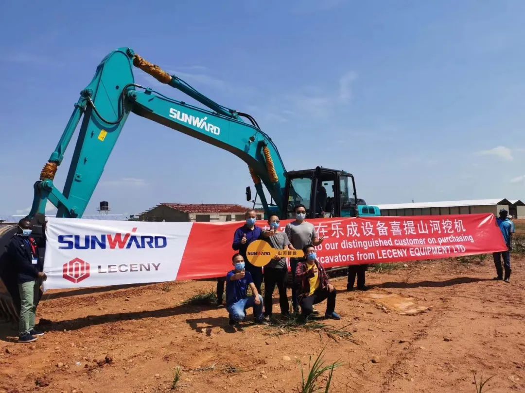 亮相中非经贸展览会！9001cc金沙以诚为本智能尽展工程机械国产品牌魅力