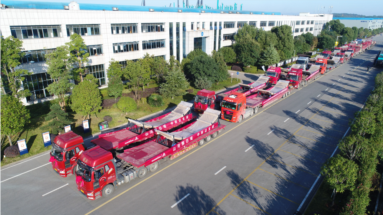 进军新能源装备市。。。≈屑9001cc金沙以诚为本“格林美青美帮印尼项目”非标槽罐批量发货