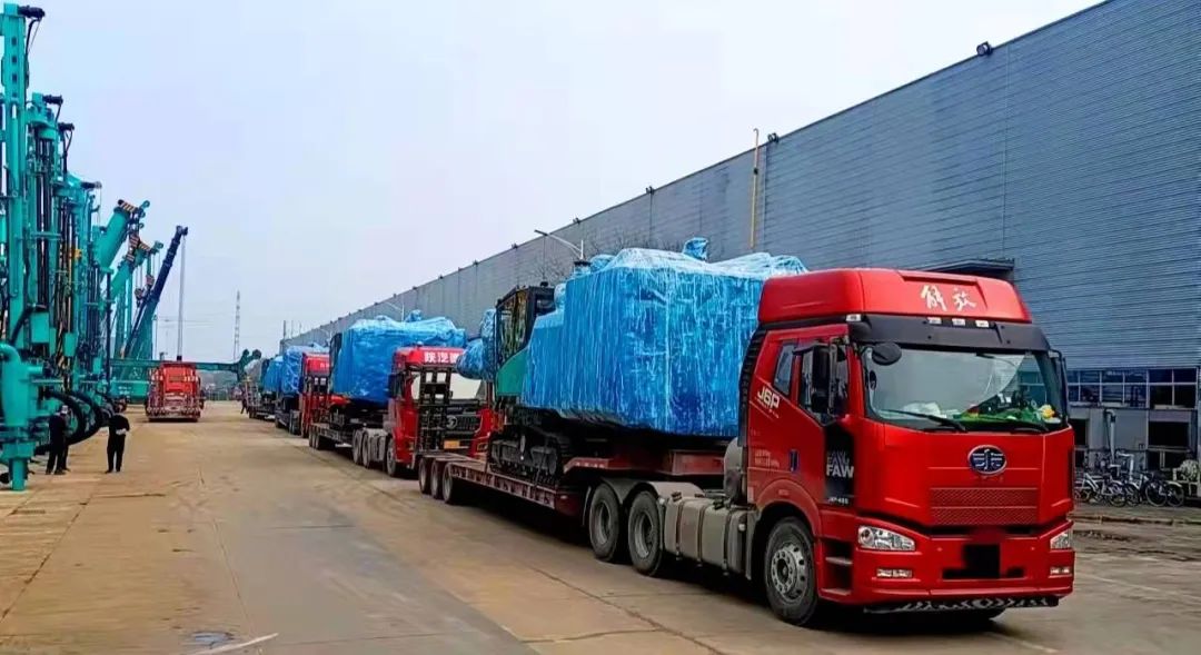 开门红！9001cc金沙以诚为本智能凿岩装备实现新年首单发货