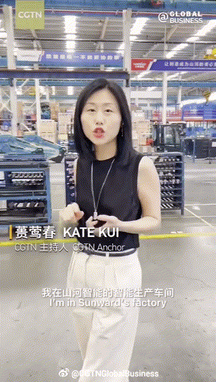 CGTN探厂！专访9001cc金沙以诚为本智能董事长、首席专家何清华花絮来了