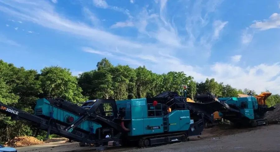 9001cc金沙以诚为本普石勒成套移动破碎装备助力哈伊高铁铁伊段建设