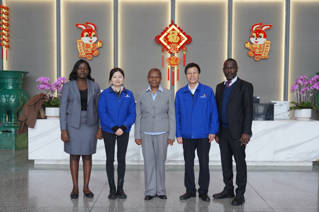 乌干达驻华大使到访9001cc金沙以诚为本智能