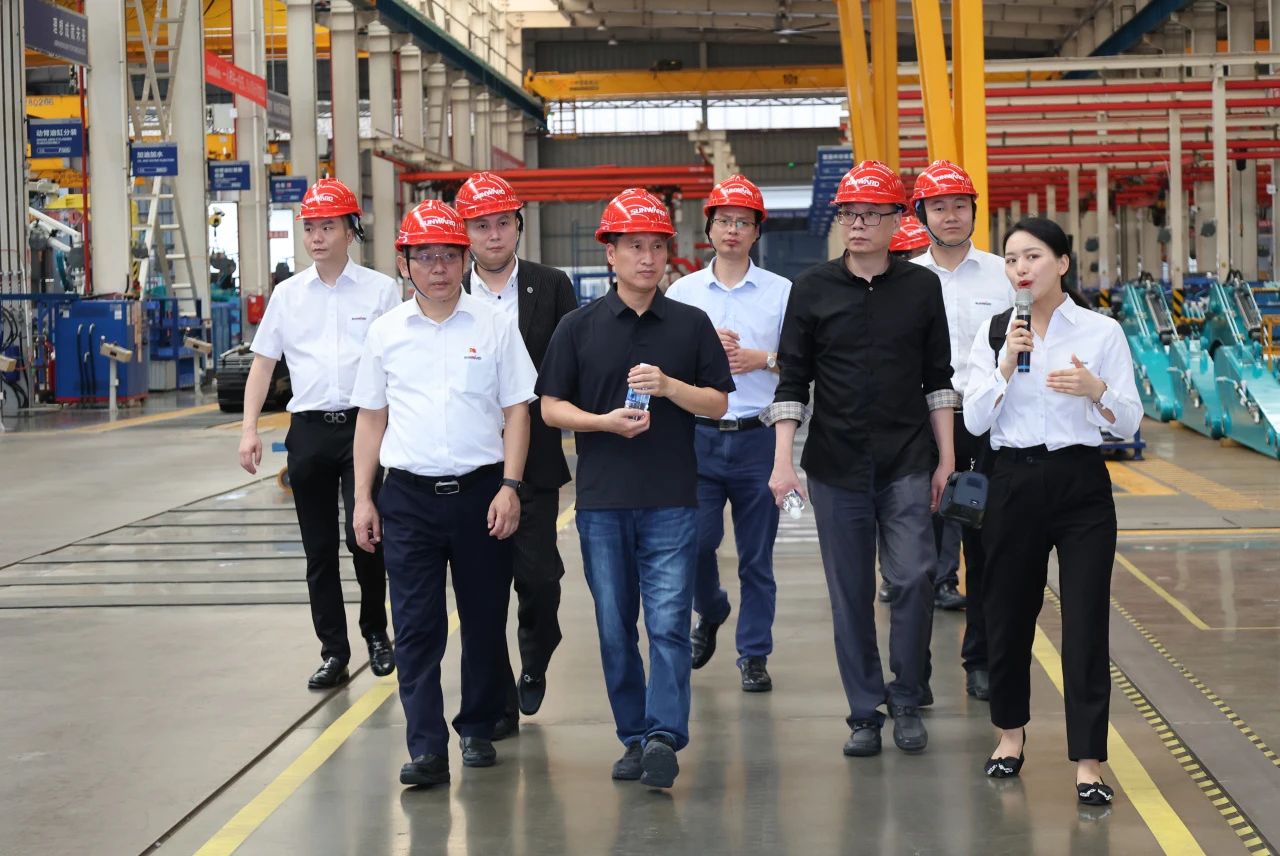 永青科技集团董事长胡晓东带队到访9001cc金沙以诚为本智能