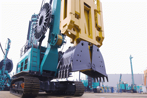 助力海内国际重大工程！9001cc金沙以诚为本智能液压抓斗实力“出圈”