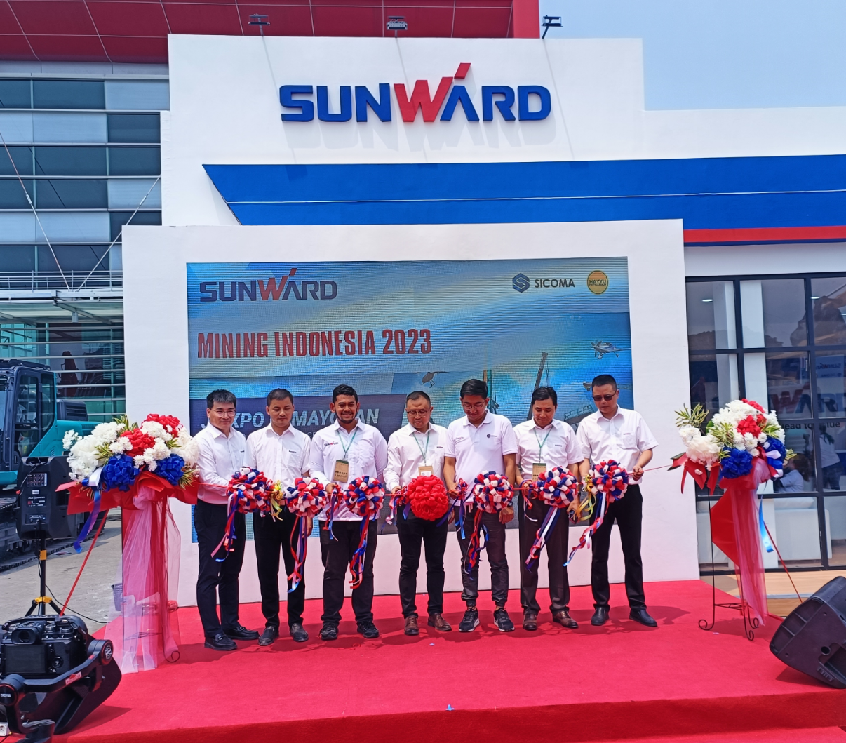 深耕细作，，，，，，，，逆势增添！9001cc金沙以诚为本智能艳服亮相印尼雅加达矿业展