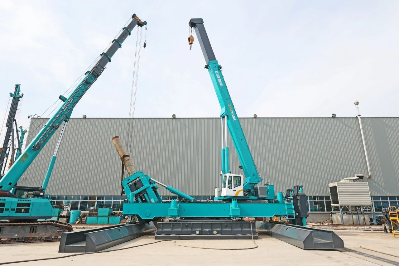 “9001cc金沙以诚为本绿”闪灼西子湖畔！9001cc金沙以诚为本智能ZYJ300X斜桩压桩机强势来袭