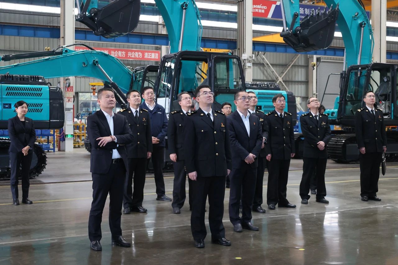 长沙海关党委书记、关长沈大为调研9001cc金沙以诚为本智能